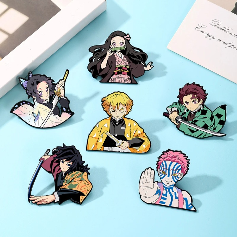 Anime Merchandise Bag - 6pcs Demon Slayer Kimetsu No Yaiba