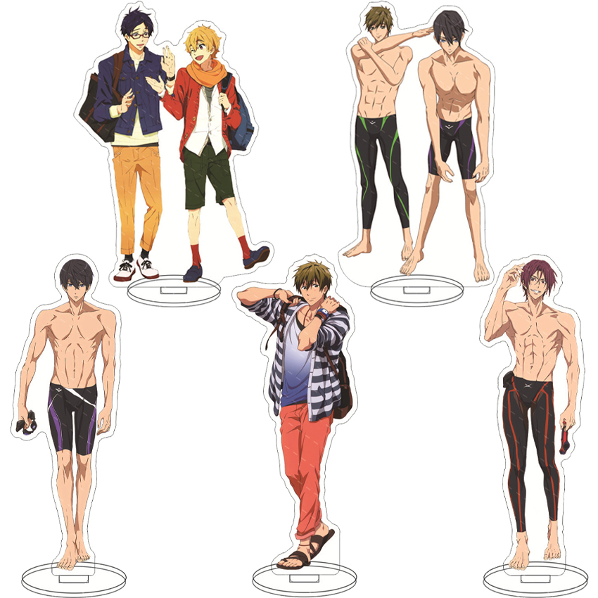 16CM Anime Acrylic Figure Free - огляд і ціна Free Anime Merchandise