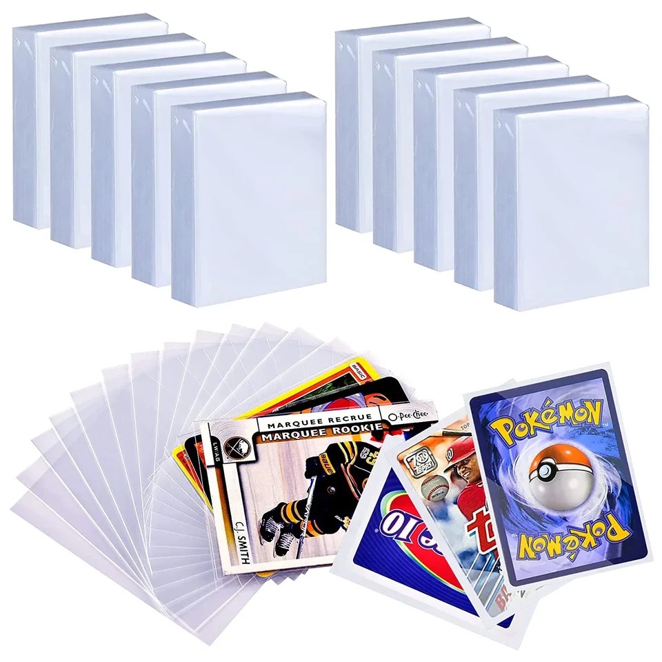 200 Pcs Transparent Playing Ca - огляд і ціна Collector Card Sleeve