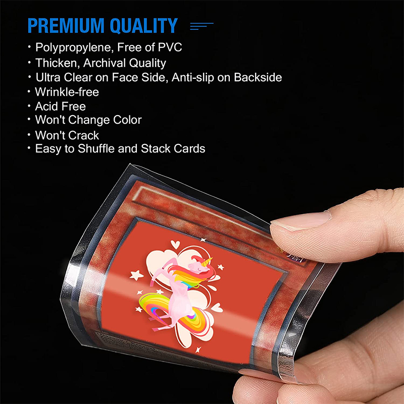 200 Pcs Transparent Playing Ca - огляд і ціна Collector Card Sleeve
