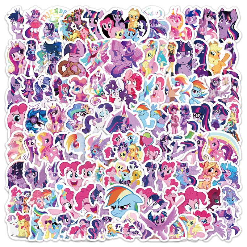 100pcs Cartoon My Little Ponys - огляд і ціна Free Anime Merchandise