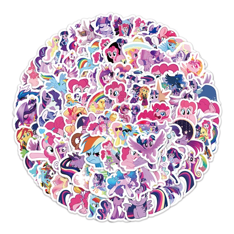 100pcs Cartoon My Little Ponys - огляд і ціна Free Anime Merchandise