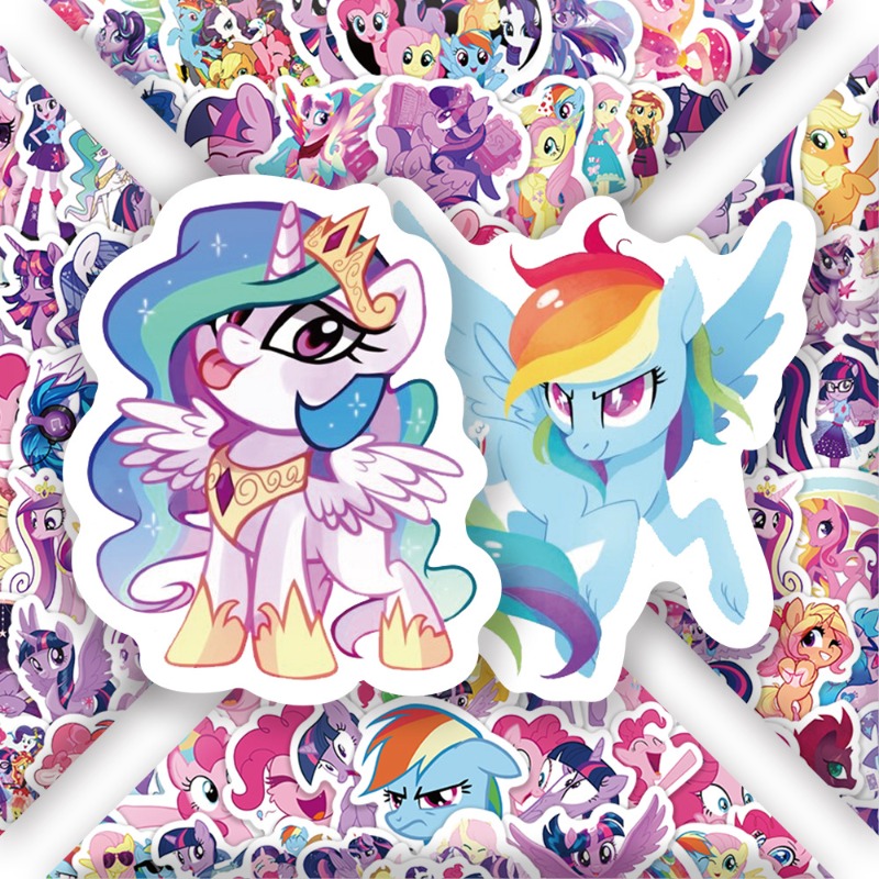 100pcs Cartoon My Little Ponys - огляд і ціна Free Anime Merchandise