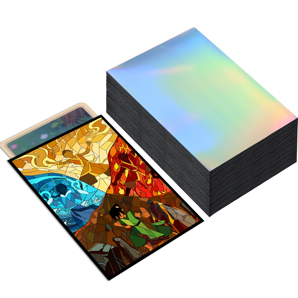 60PCS 66X91mm Holographic Stan - огляд і ціна Collector Card Sleeve