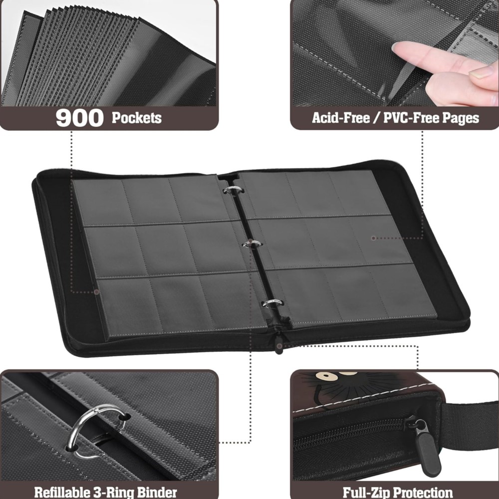 Card Binder 9 Pocket Double Si - огляд і ціна Collector Card Sleeve