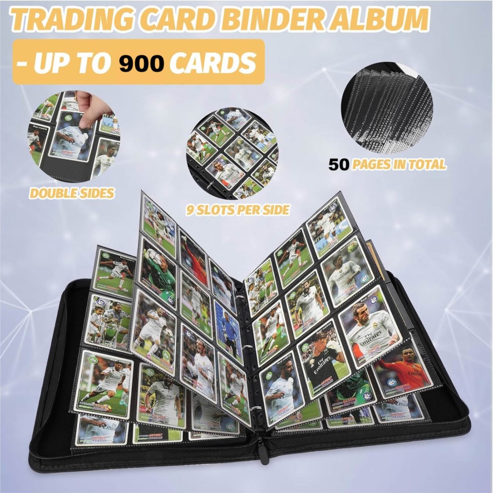 Card Binder 9 Pocket Double Si - огляд і ціна Collector Card Sleeve