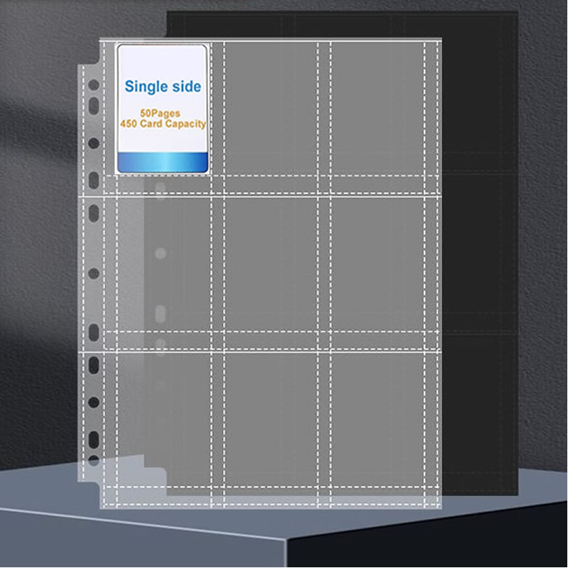 50 Pages 450 Pockets Single Si - огляд і ціна Collector Card Sleeve